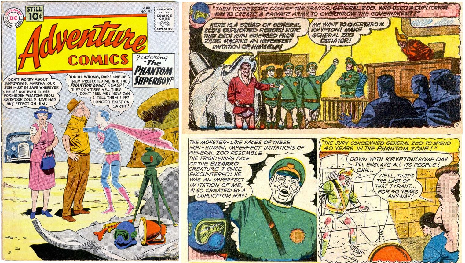 Adventure Comics #283 Zod's first appearance
