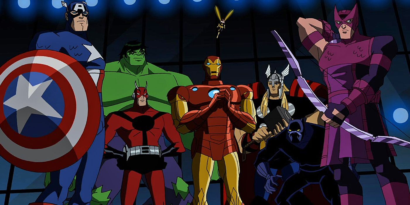 Série animada dos heróis mais poderosos dos Vingadores da Terra