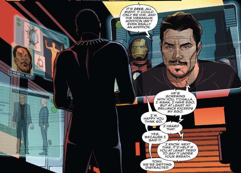 Black Panther calls out Tony's ego