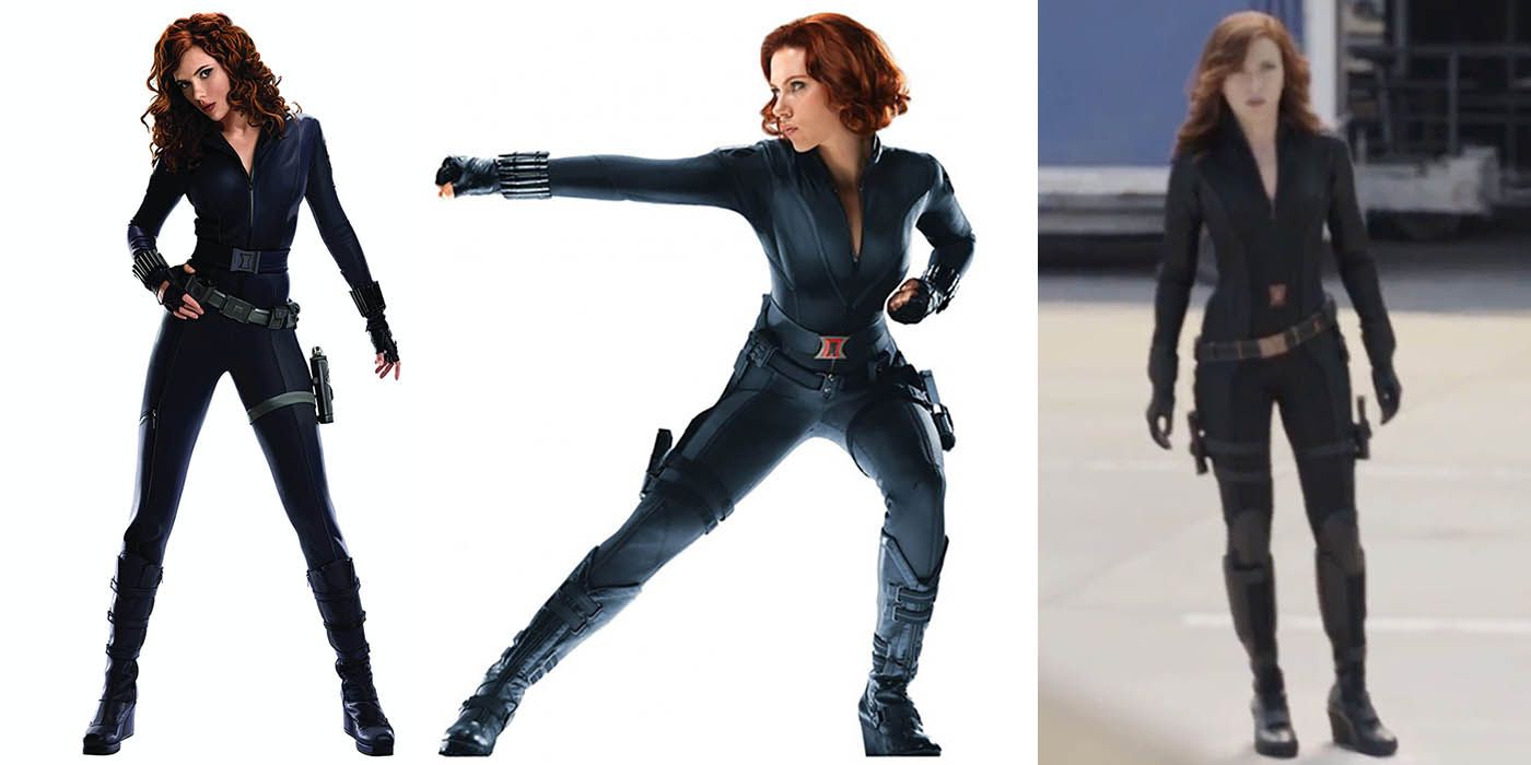Black Widow has maintained wedge heels throughout her superhero career.