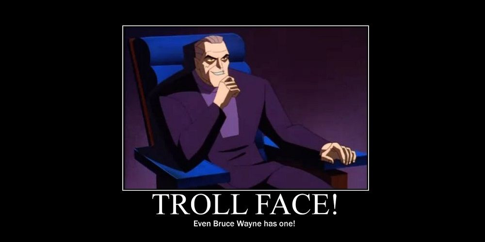 Bruce Wayne Troll Face