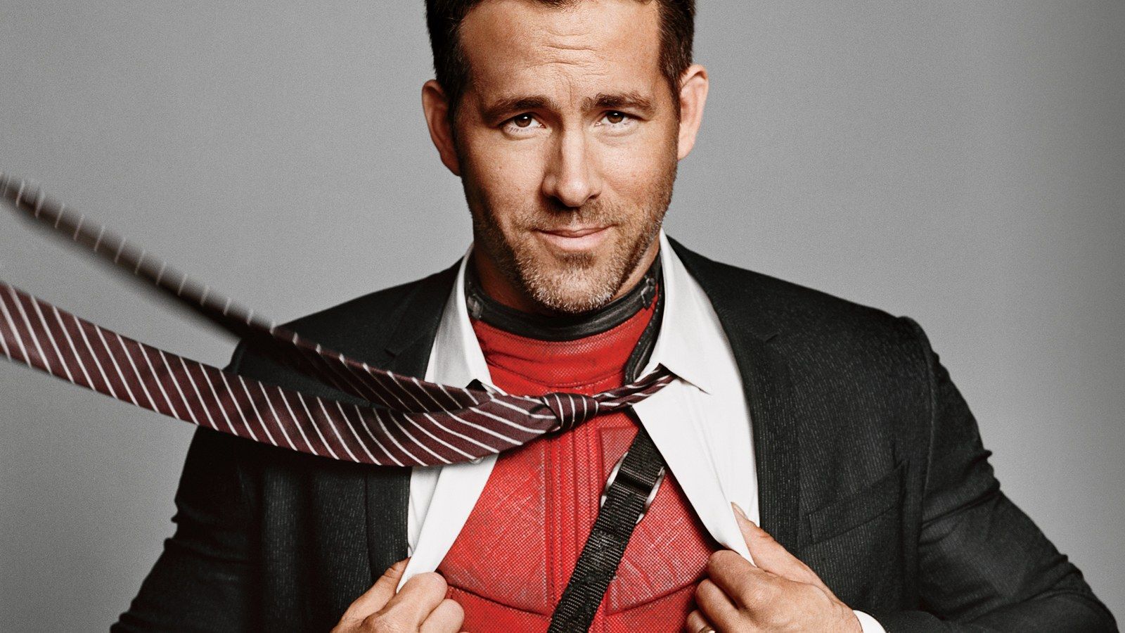 Ryan Reynolds with the Deadpool Forbidden Suit