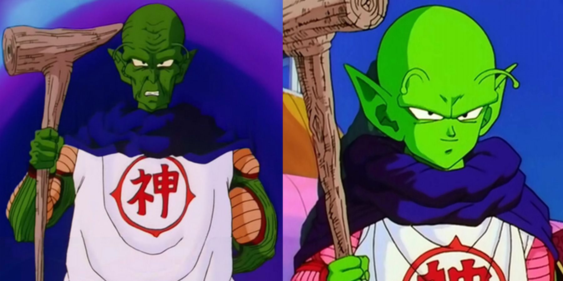 Kami and Dende dressed as the Guardian of Earth