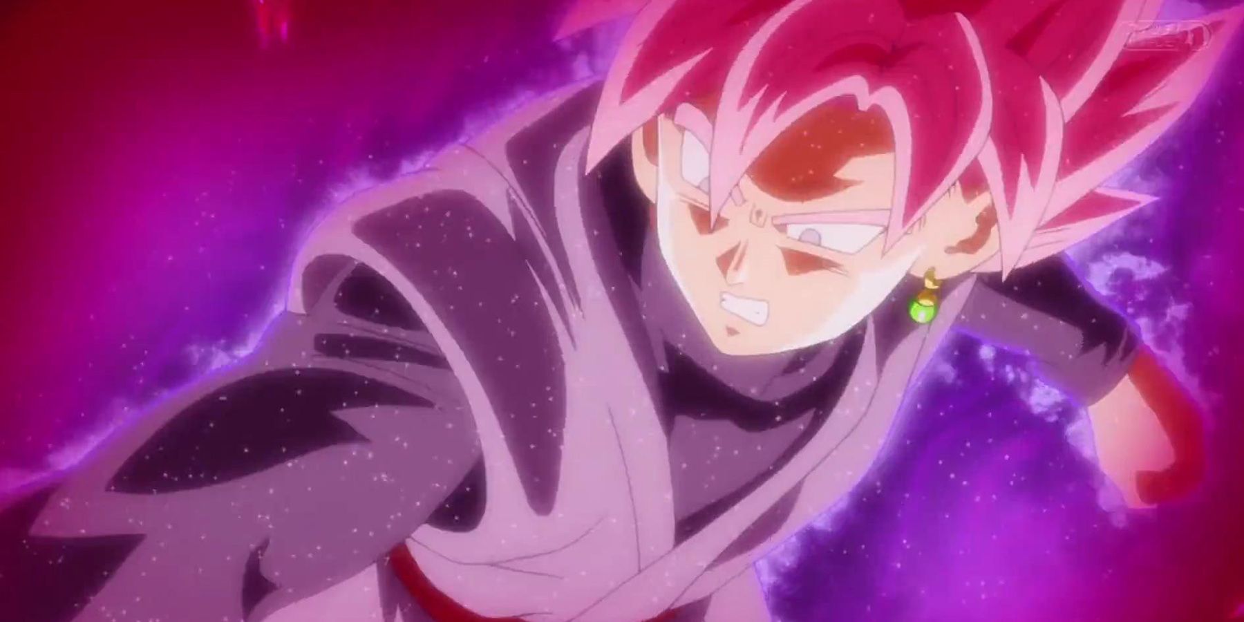 Goku Black in his Super Saiyan Rose form in Dragon Ball Super