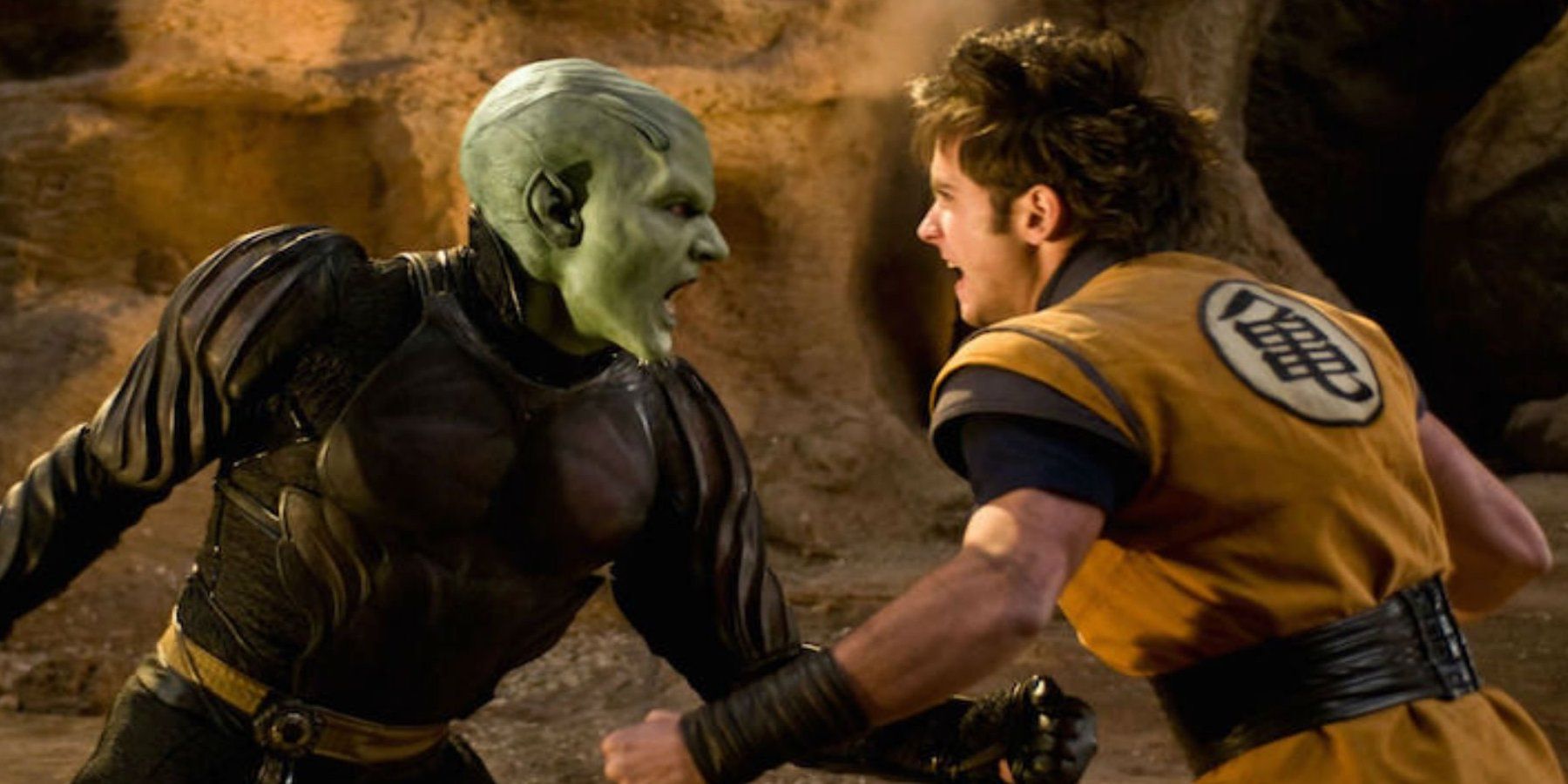 Piccolo vs. Goku in the live-action Dragonball: Evolution