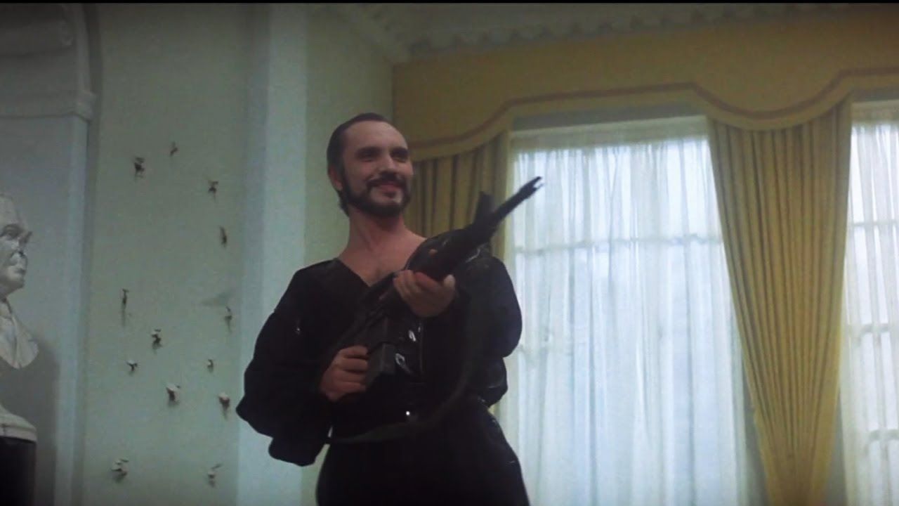 General Zod in Superman II with rifle