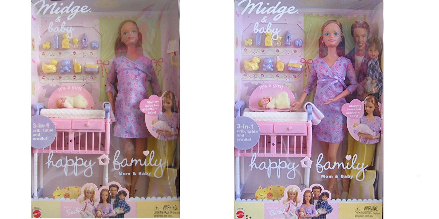 Happy Family Midge before and after