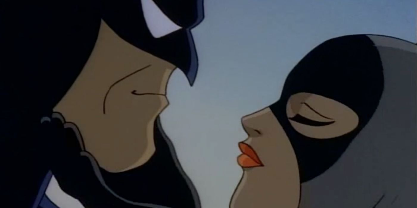 Kevin Conroy's Batman and Adrienne Barbeau's Catwoman in BTAS