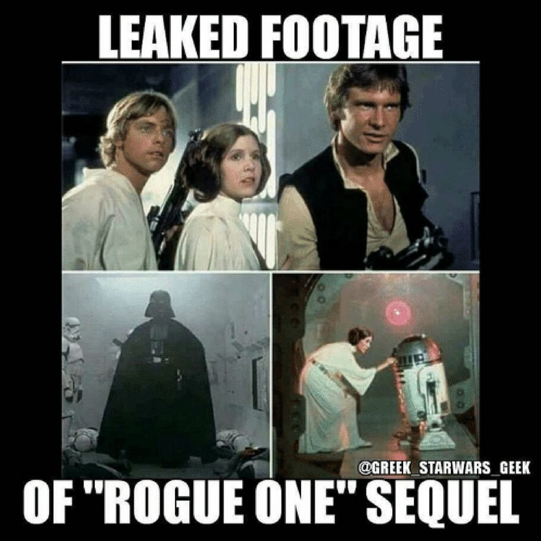 Leaked Footage Rogue One sequel meme
