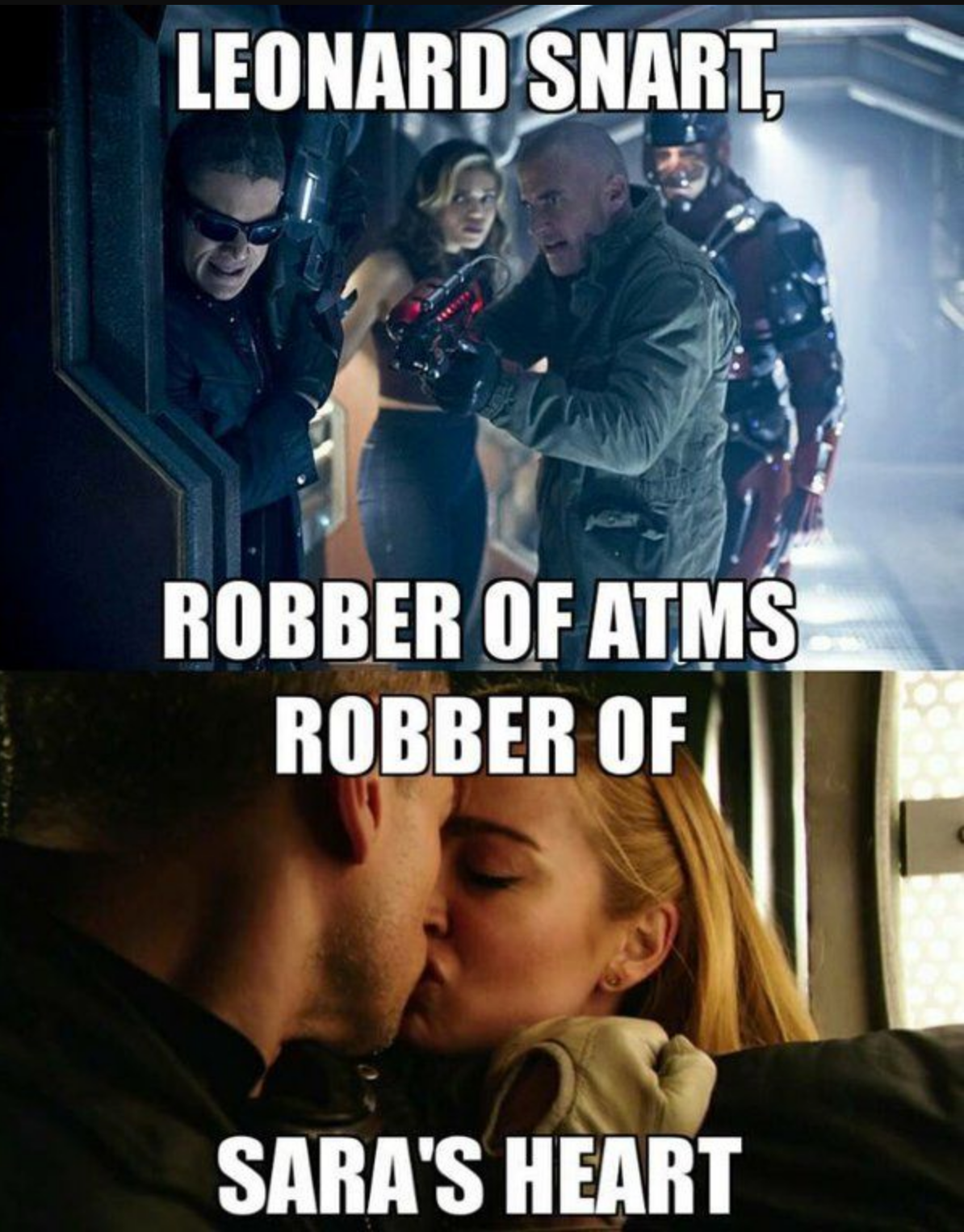 Captain Cold and While Canary Ship