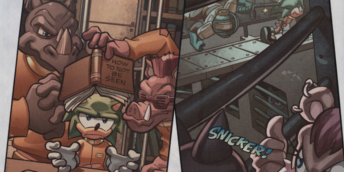 Sonic Universe 29 Bebop and Rocksteady Cameo