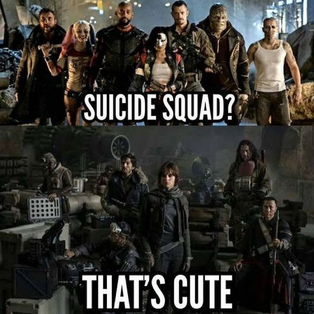 Suicide Squad Rogue One Meme