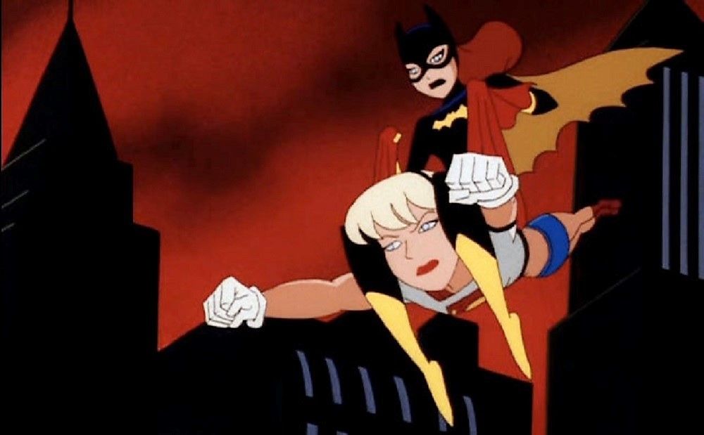 Supergirl and Batgirl in Girls Night Out