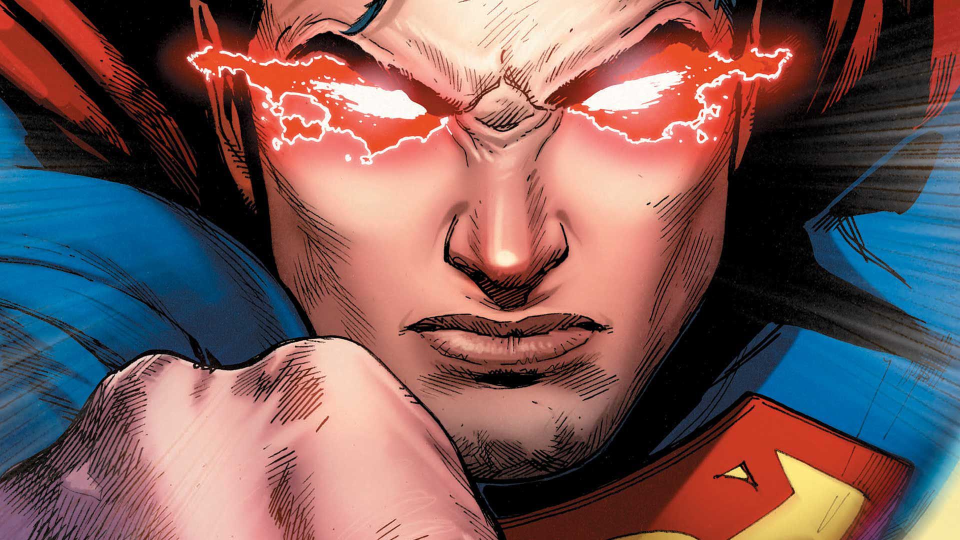 Superman Closeup of his Eyes