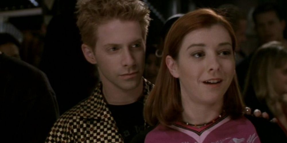 Willow and Oz on Buffy