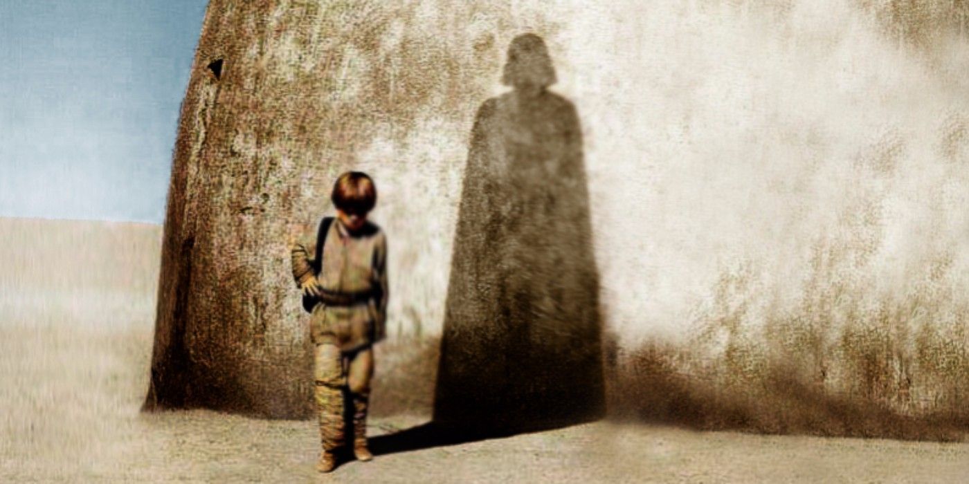 Anakin Skywalker with Darth Vader Shadow