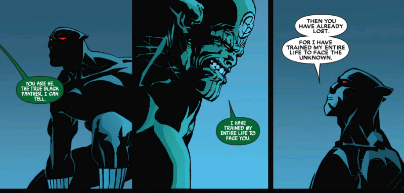 Black Panther stands up to Skrulls