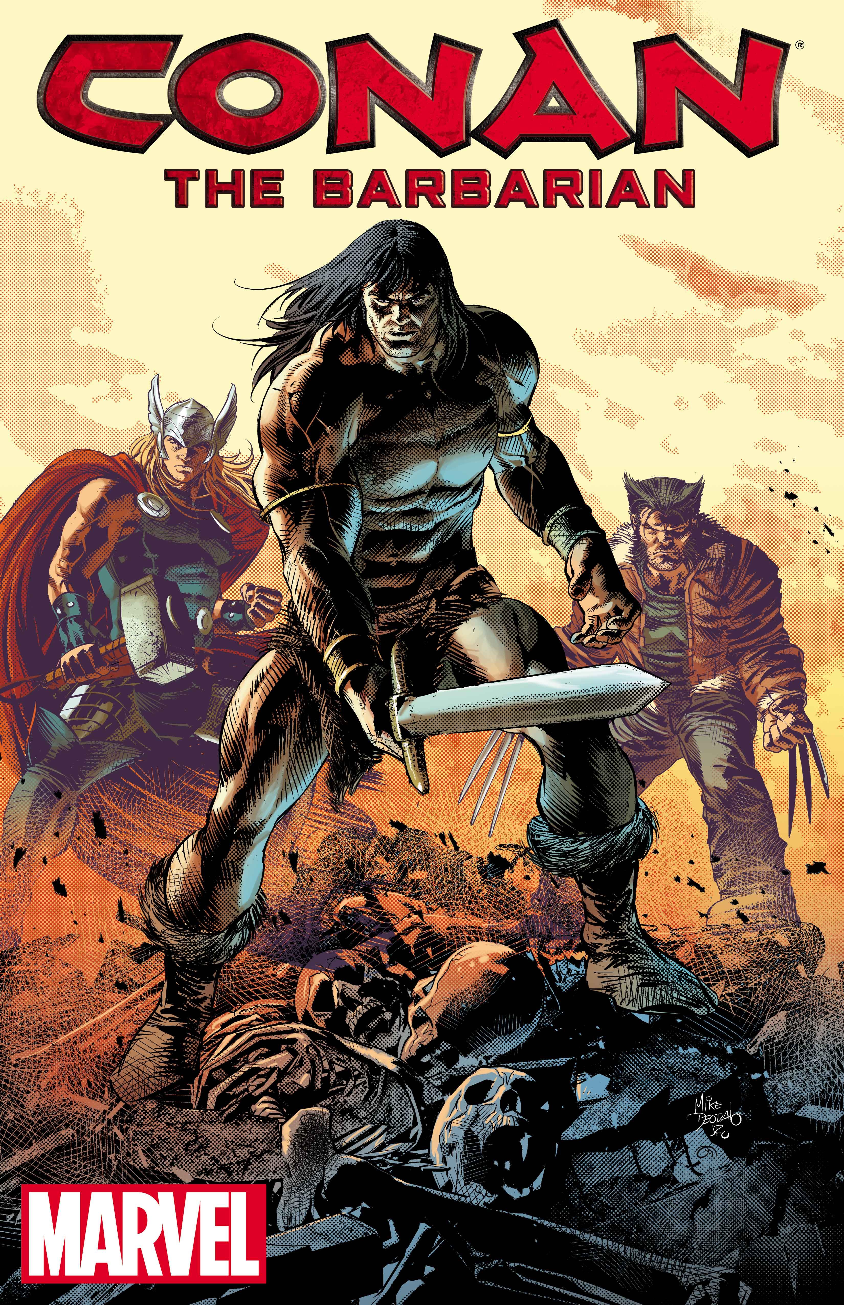 Conan the Barbarian art by Mike Deodato