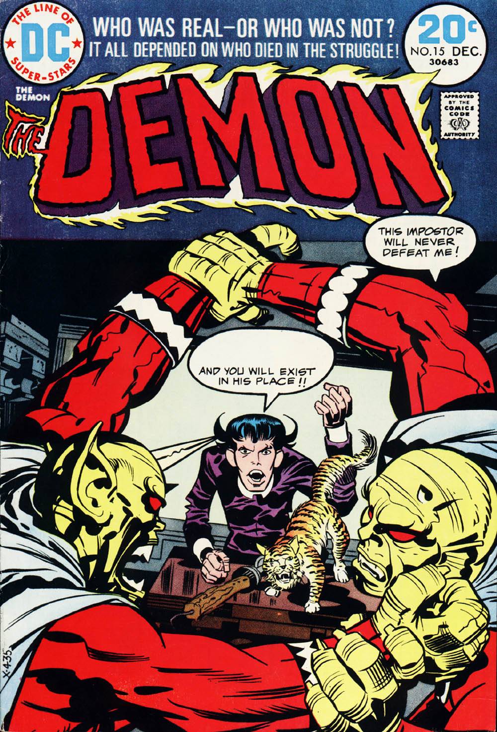 DEMON #14 F DC Comics 1973 Stock Image Jack Kirby c/s/a