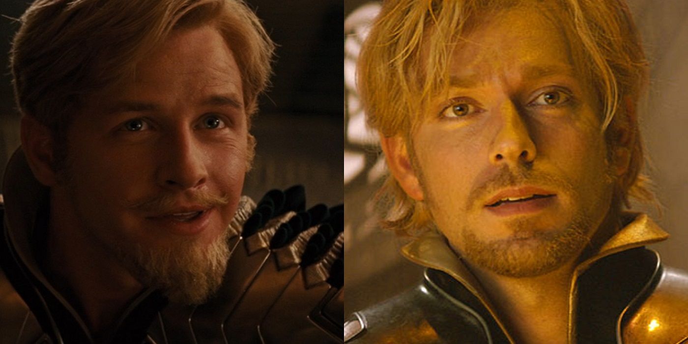 Fandral in Thor and Zachary Levi In Thor Dark World