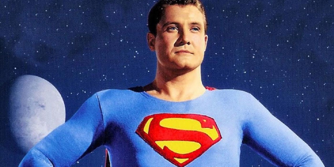 George Reeves looking mature as Superman