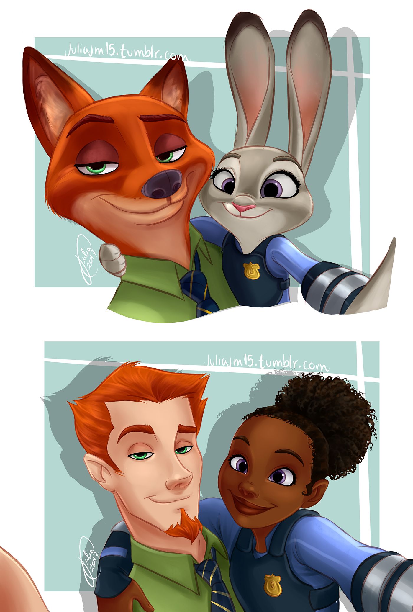 Cartoon Animals Re-Imagined As People