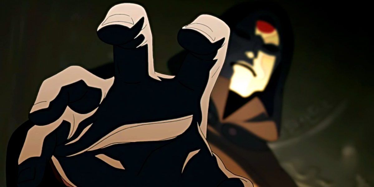 Amon reaching out with his hand The Legend of Korra