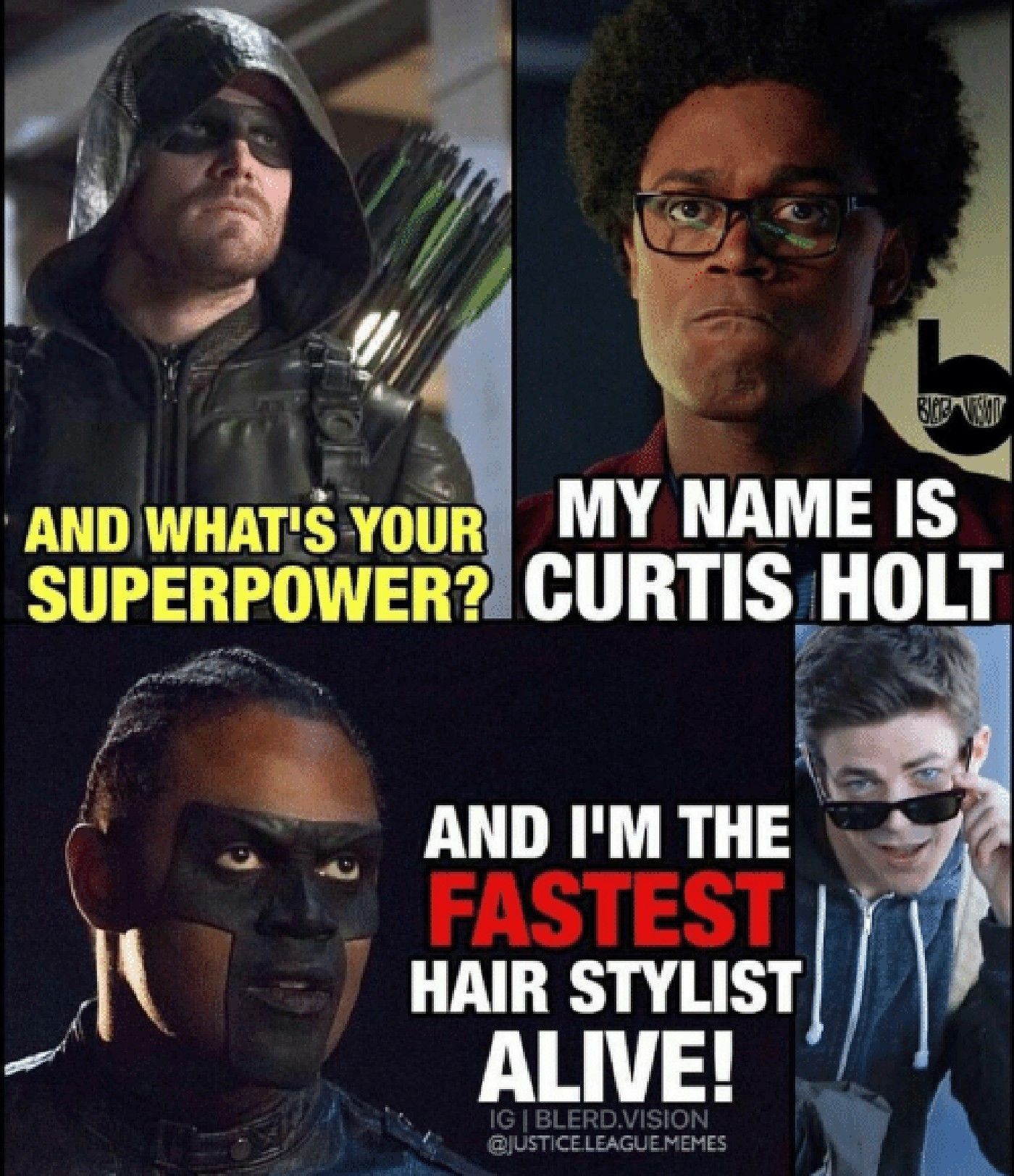 Arrow Mr. Fastest Hair Style Alive