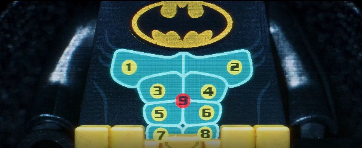 Batman has a 9 Pack in The Lego Batman Movie