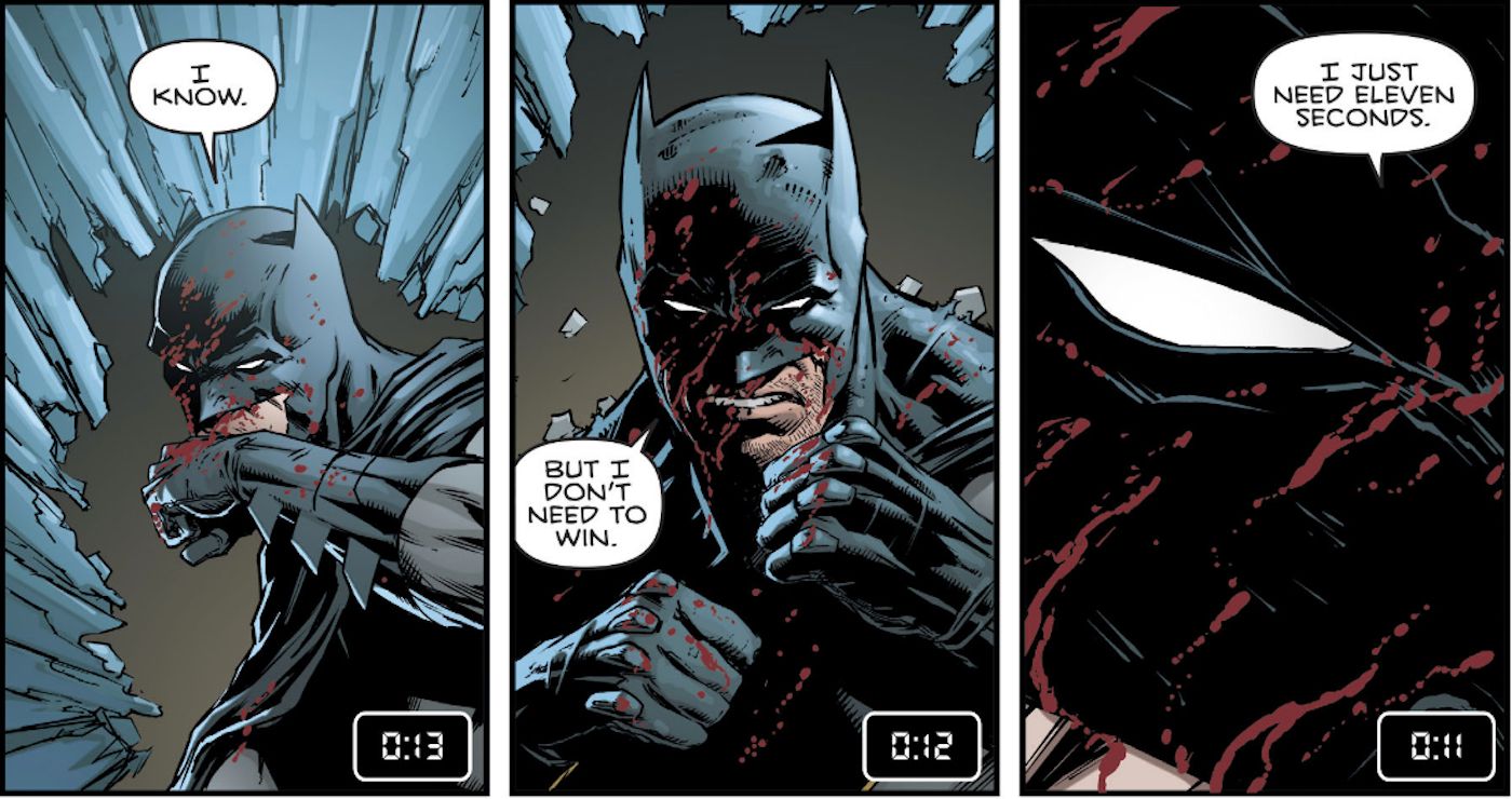 Batman vs Reverse Flash The Button Eleven Seconds
