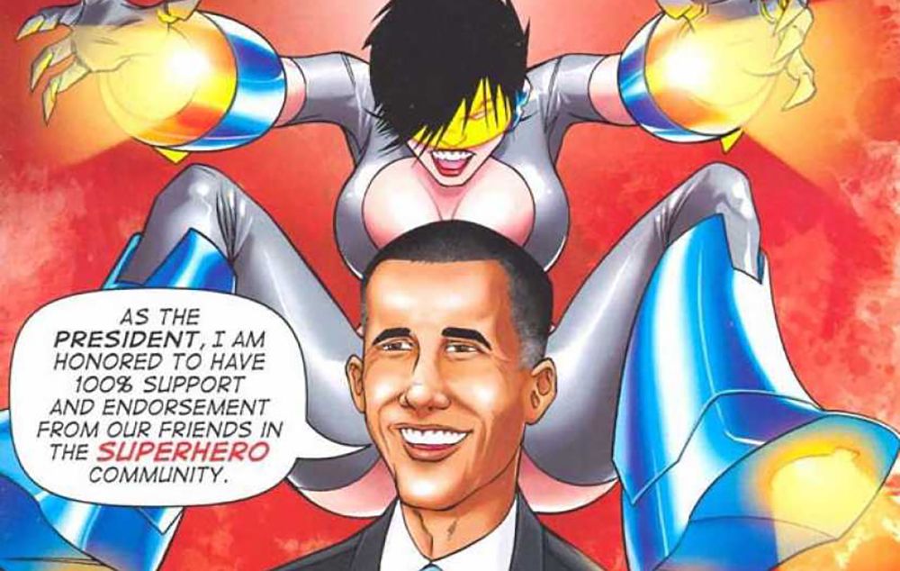 Bomb Queen Obama Comic Cover