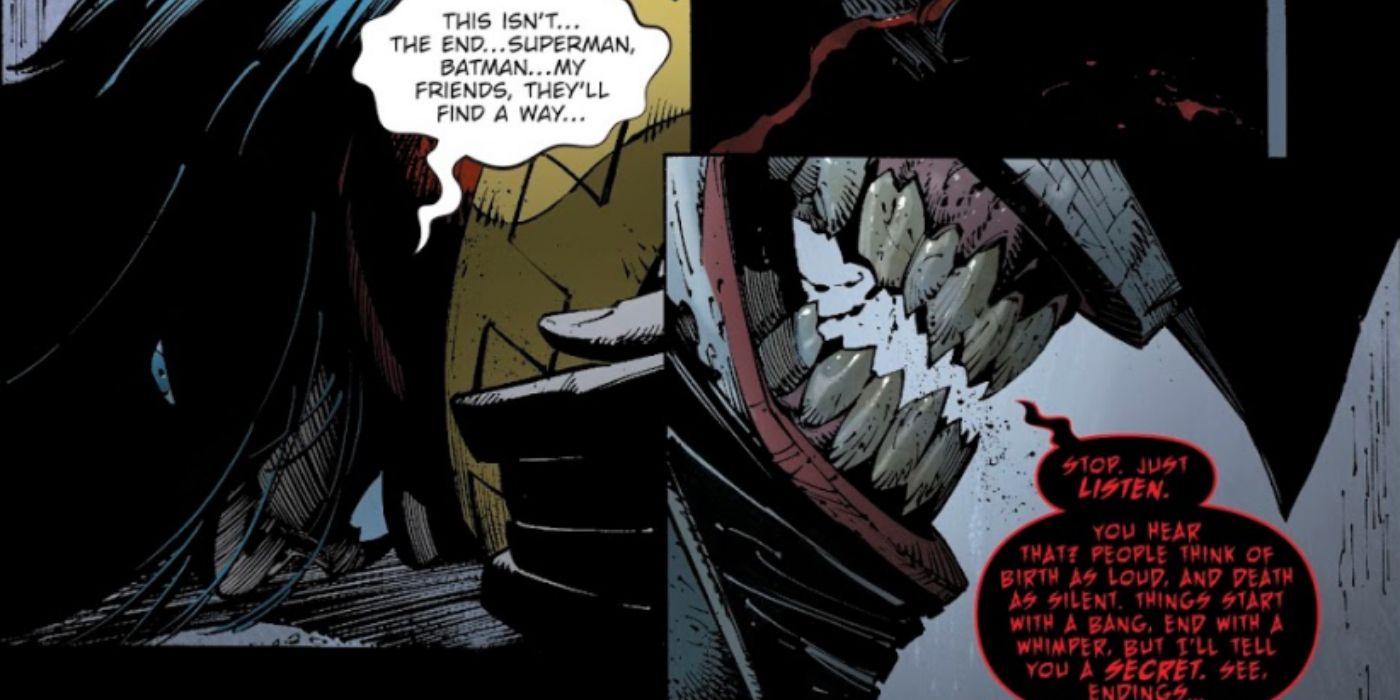 Dark Knights Metal Batman who Laughs v Wonder Woman