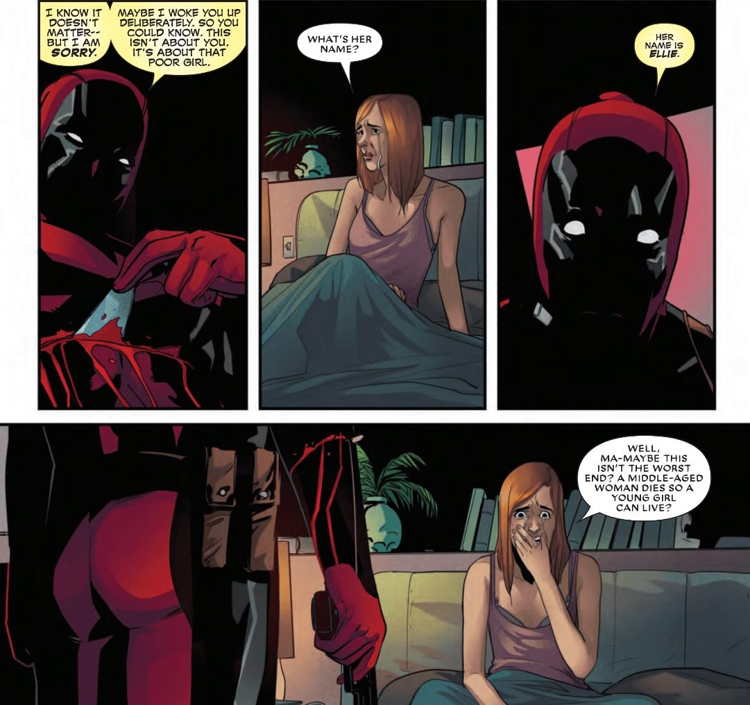 Despicable Deadpool and Marietta Nelson