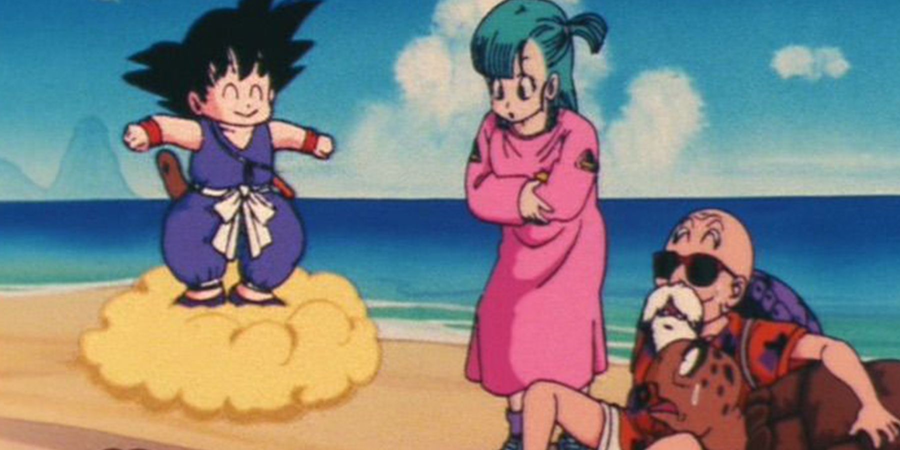 Anime Dragon Ball Master Roshi Nimbus Goku