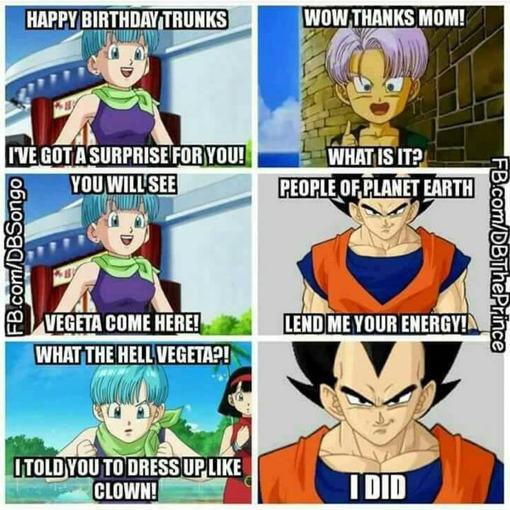 Funny Vegeta Memes Cbr