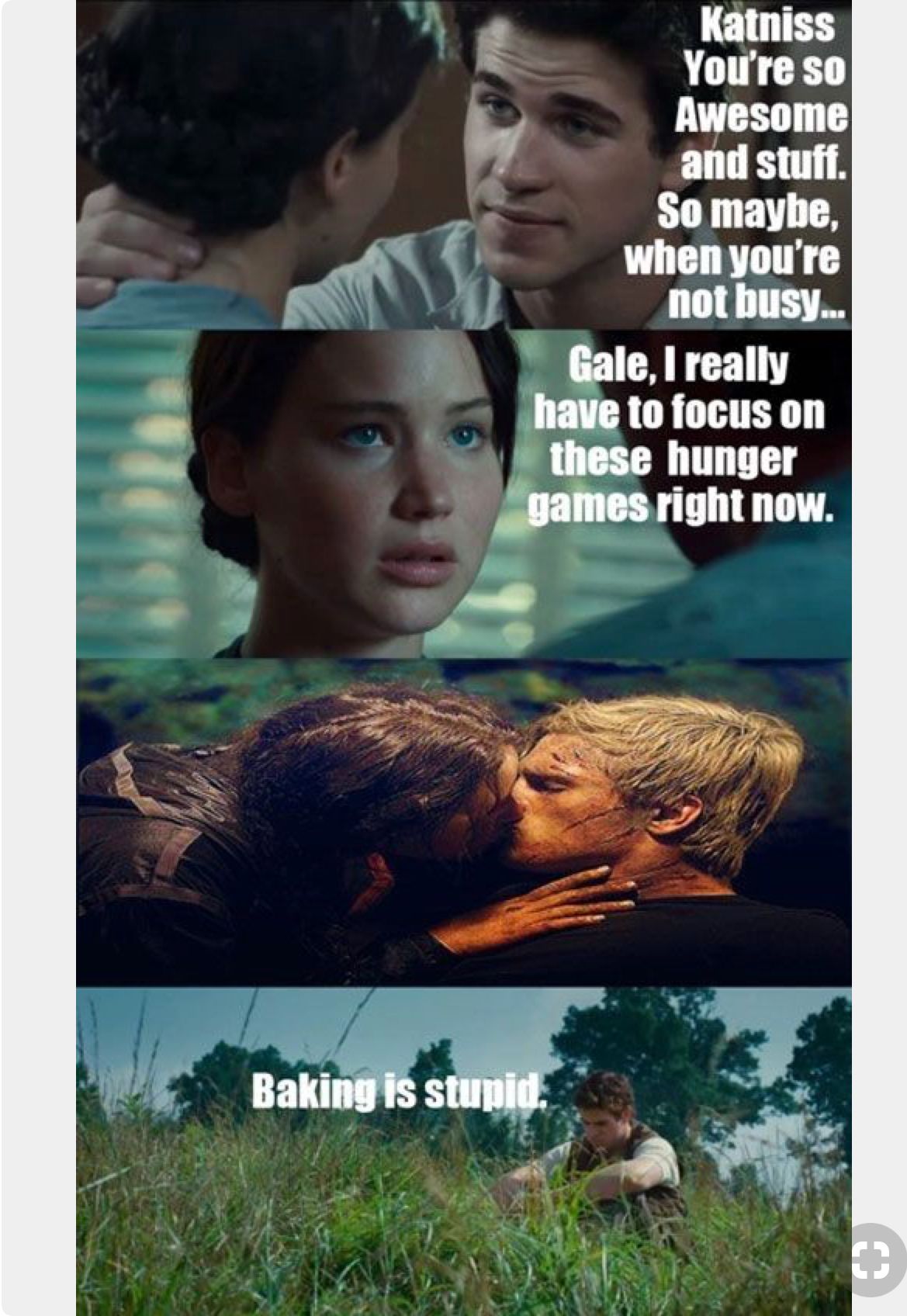Hunger Games Meme - Gale I have to Focus