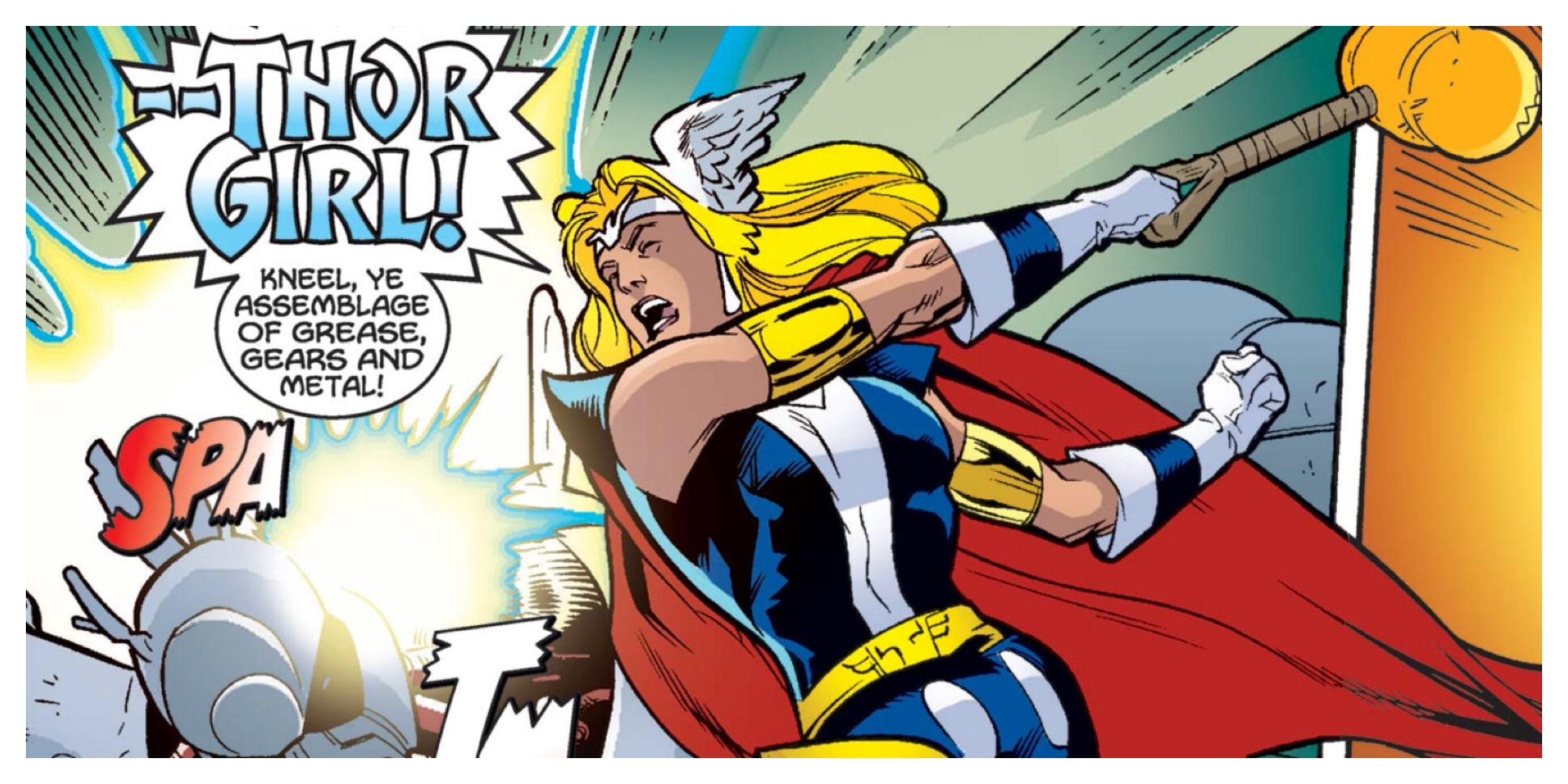 Thor Girl with Hammer
