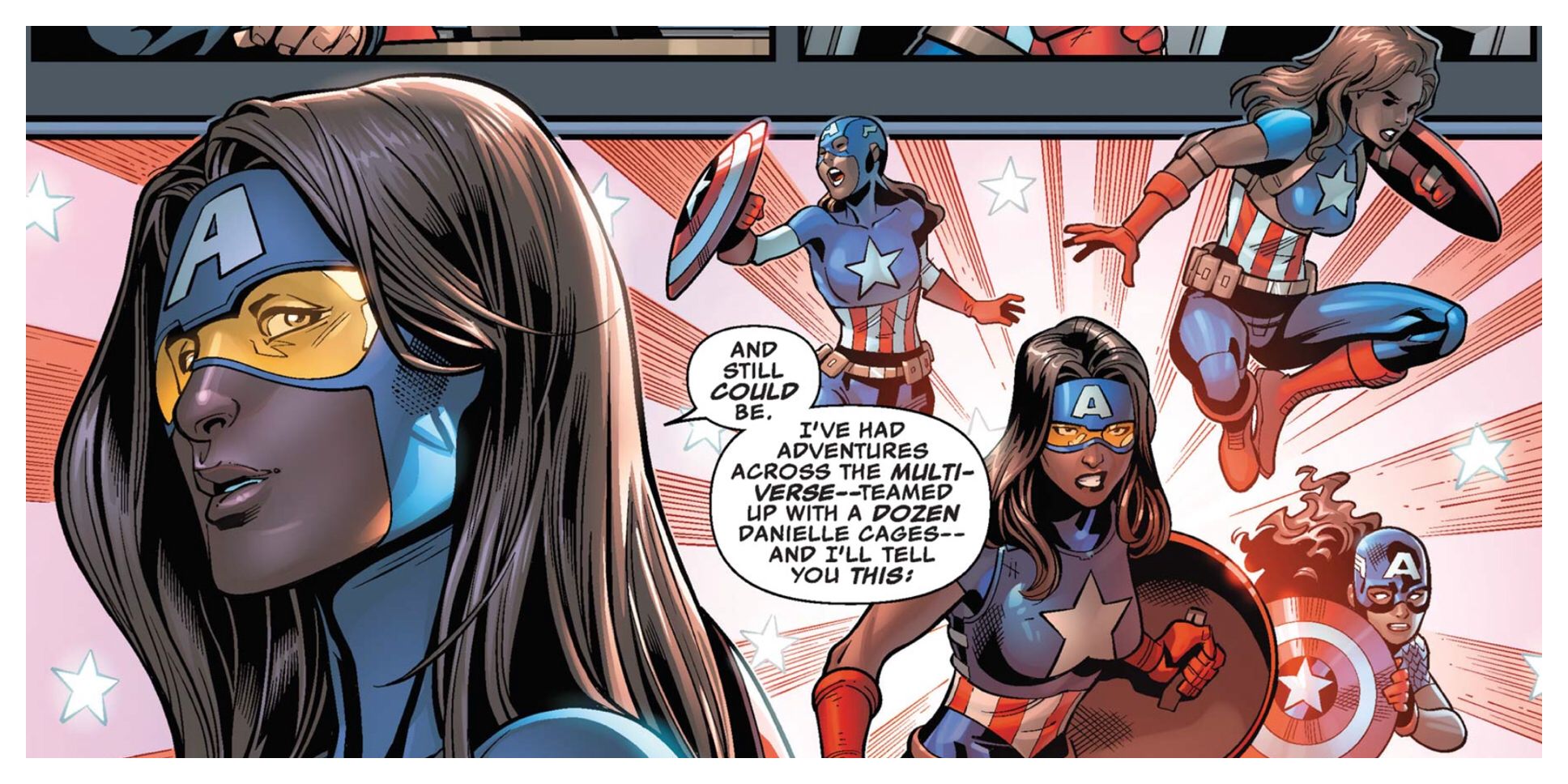 Danielle Cage as Captain America