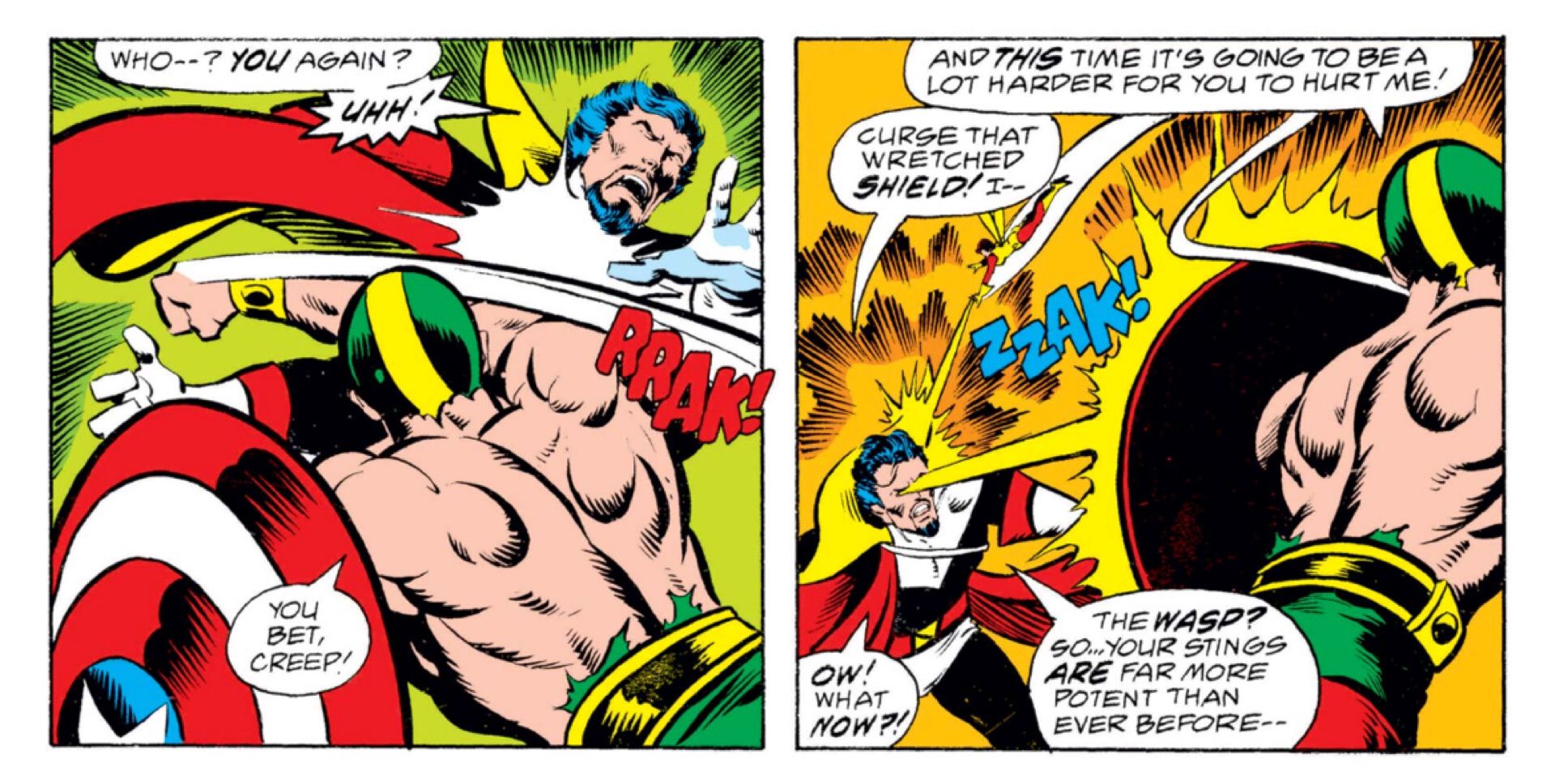 Wonder Man Uses Captain America's Shield