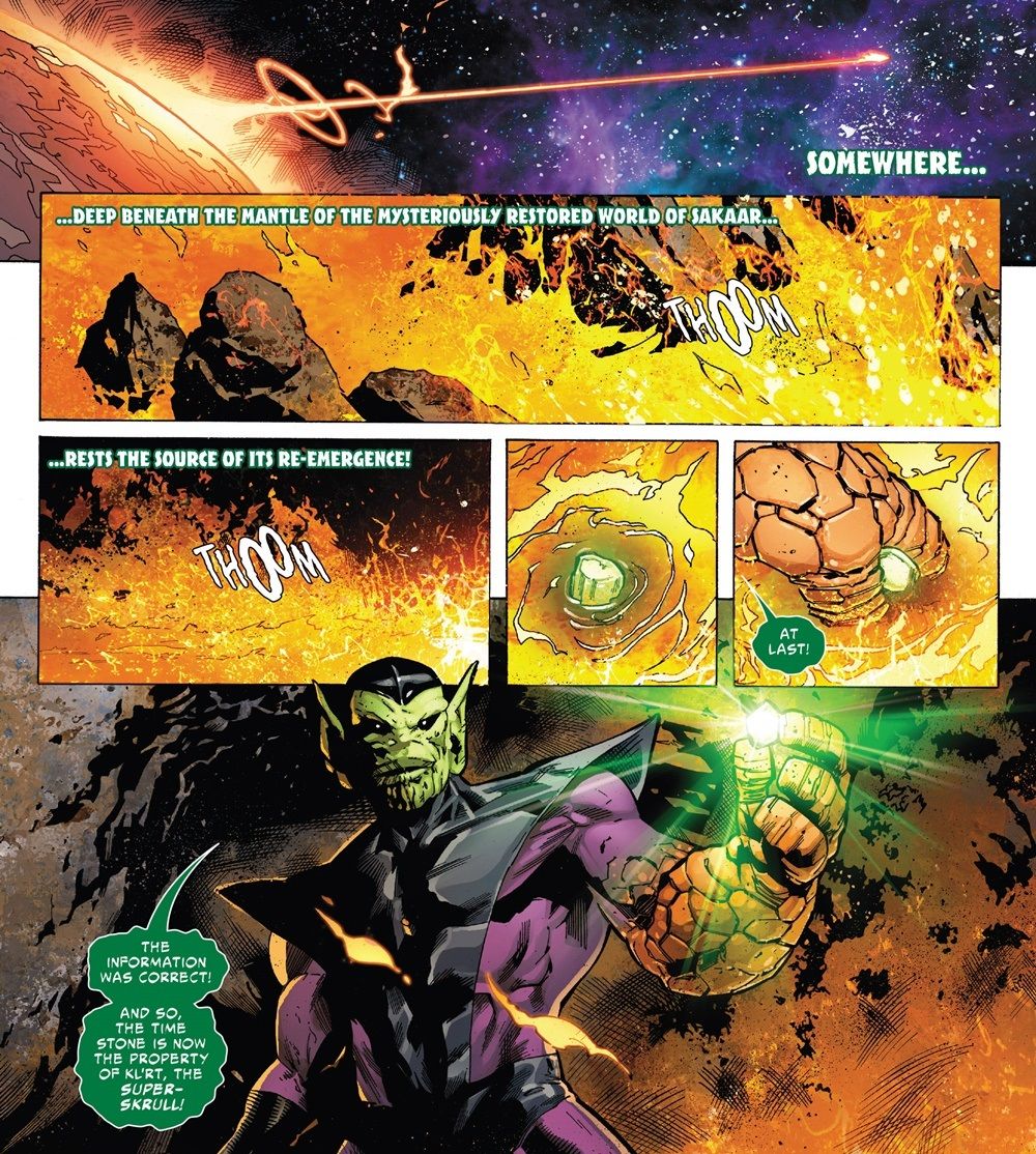 Incredible Hulk Sakaar Time Stone Super-Skrull
