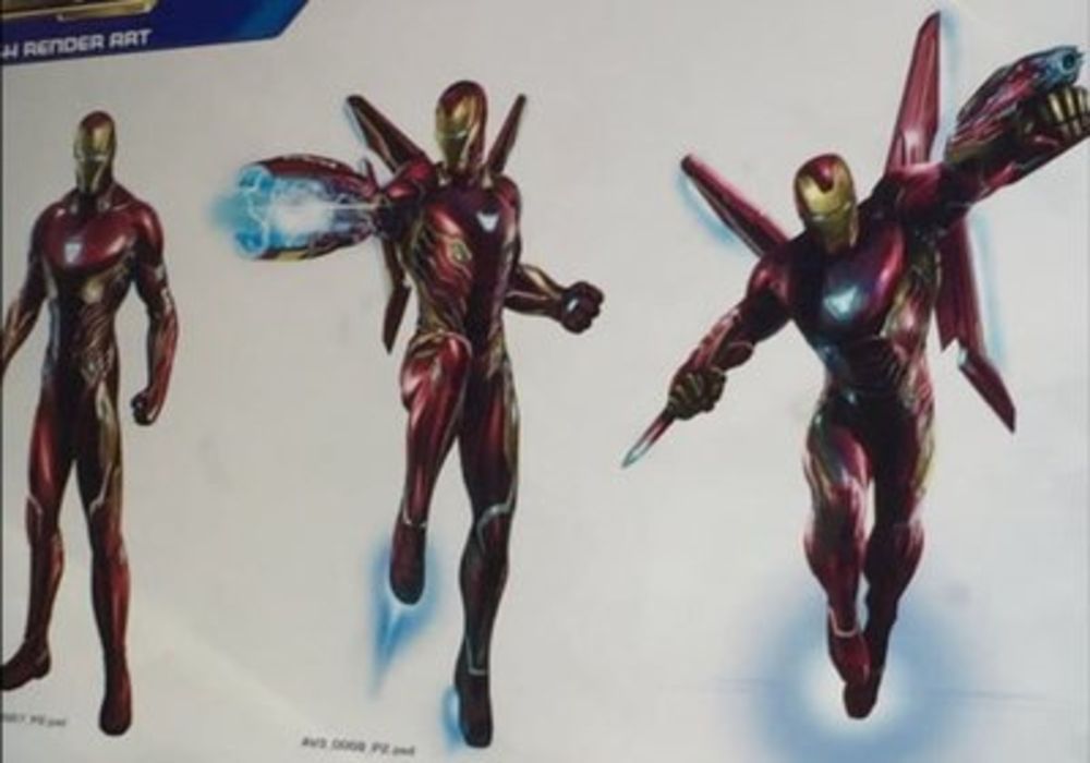 Infinity War Bleeding Edge Iron Man concept art Finalized