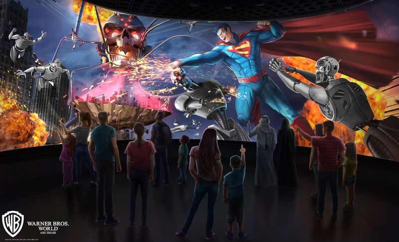 First look at Warner Bros. World Abu Dhabi's Superman 360: Battle for Metropolis