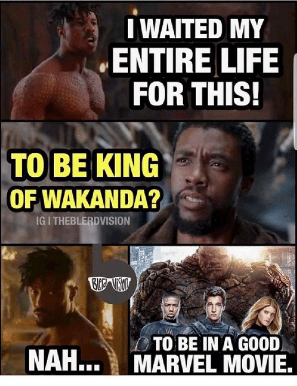Killmonger Black Panther meme