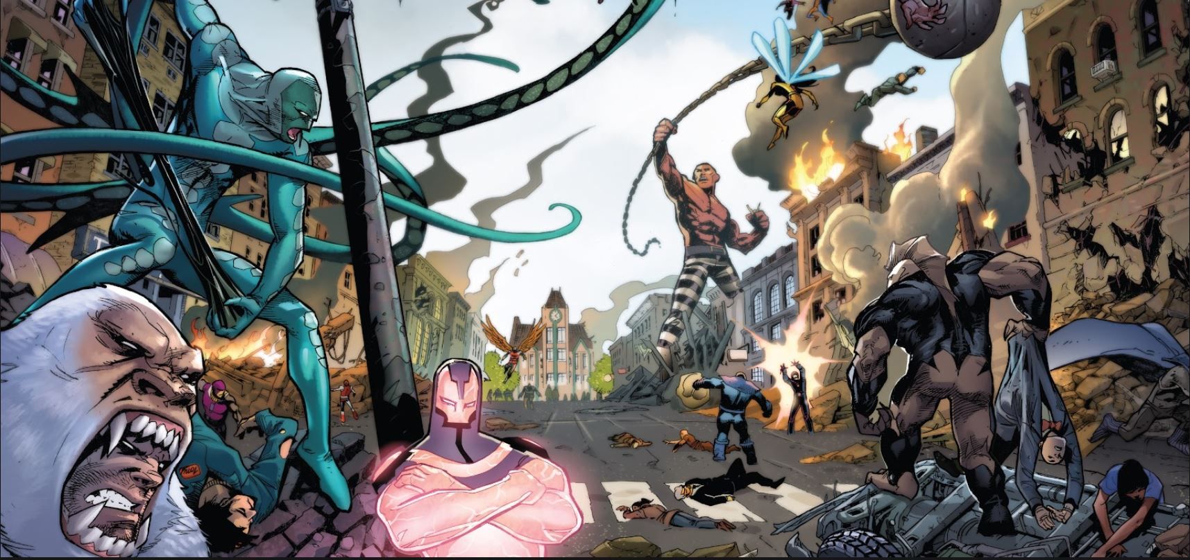 MBaku Assault on Pleasant Hill in The All New All Different Avengers Issue 8