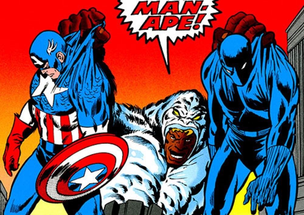 Man-Ape vs The Avengers 1 in the Avengers Issue 78