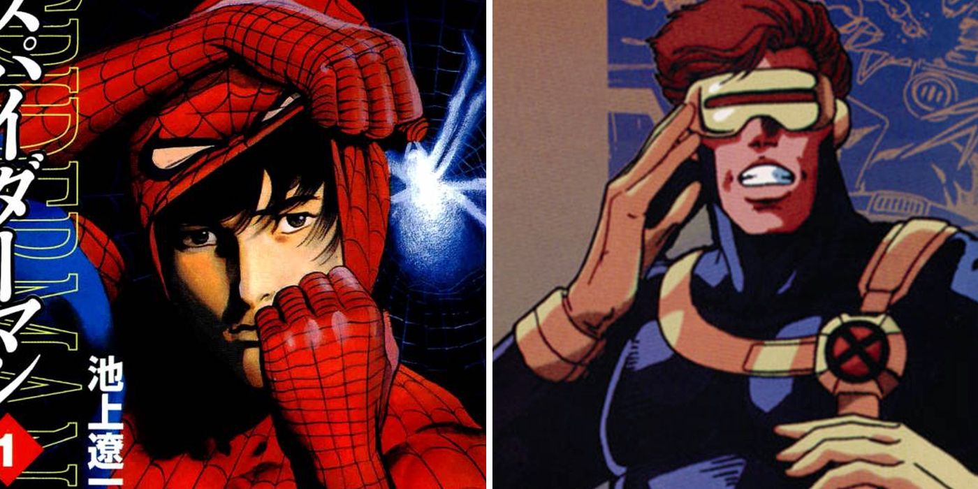 Marvel Manga spider-man cyclops