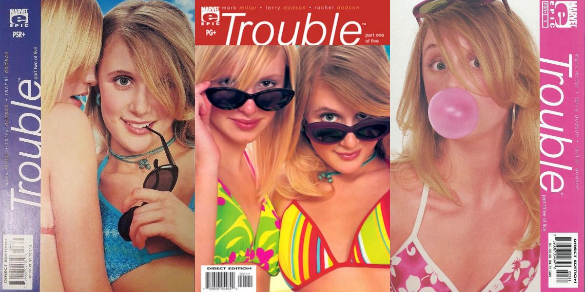 Marvel Trouble Scandalous Comic Covers Collage