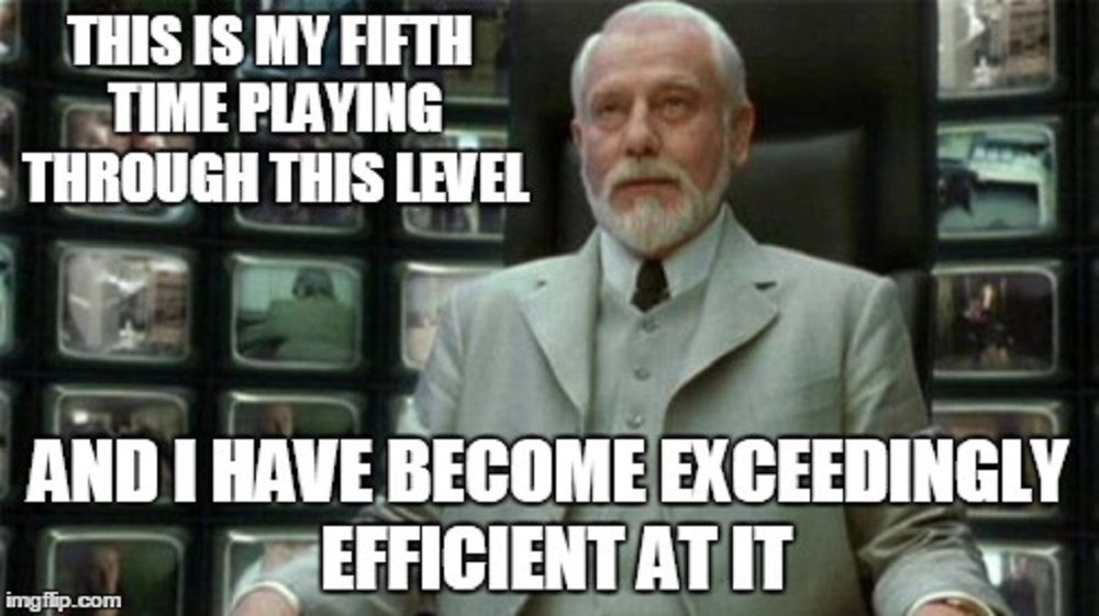 Matrix Memes 5th Time Playing Level