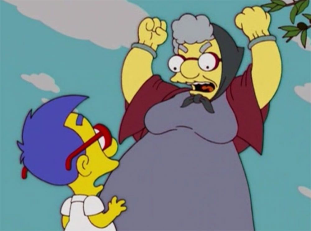 Nana Sophie Mussolini Simpsons