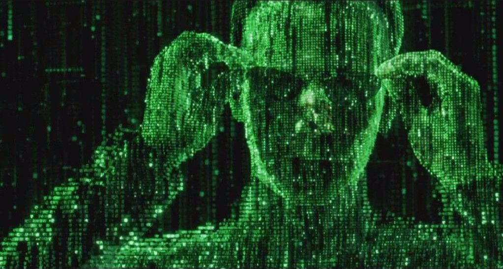 Neo in Matrix Code - Edited